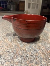 Japanese Red Lacquer Bowl With