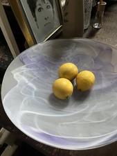 Large Lilac glass Portmeirian Bowl