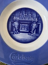 Carlsberg blue and white dish/Plate/Ashtray | Breweriana Ashtray 