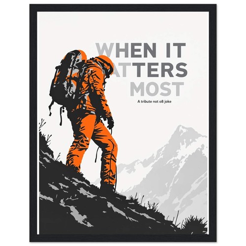 Mountain rescue framed print - mountain,