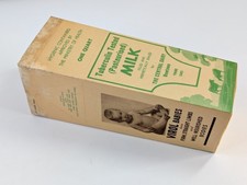 Antique Milk Carton Tuberculin Tested Central Dairy Newtown Quart 1930's Prop