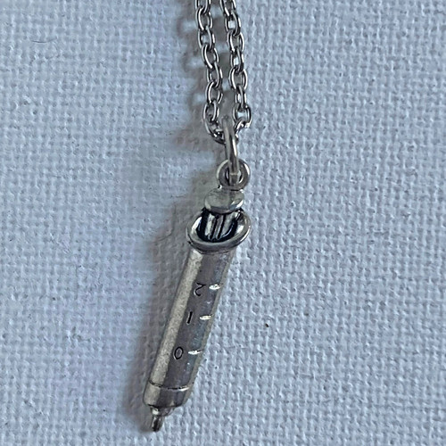 Necklace hypodermic needle - necklace,