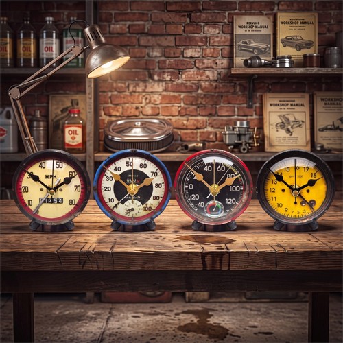 Retro car speedometer 90mm - speedometer,