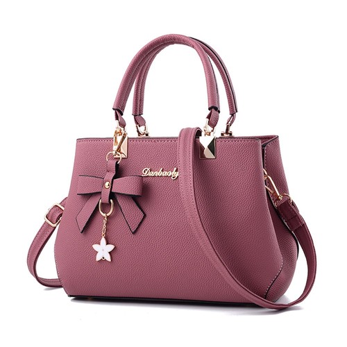 Women lady leather handbag - leather,