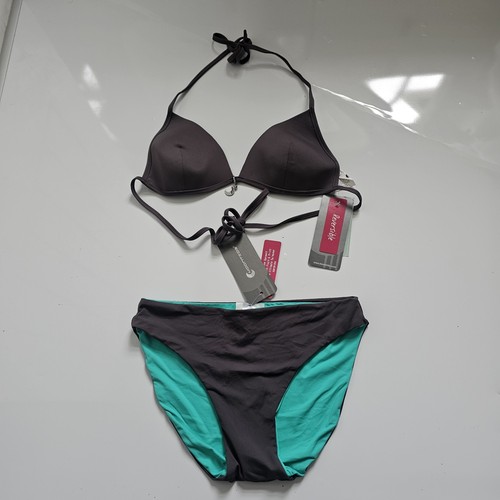 Moontide grey and turquoise - grey,