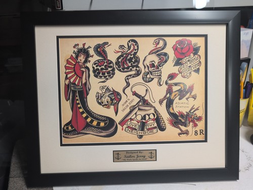 Sailor jerry vintage tattoo - sailor,