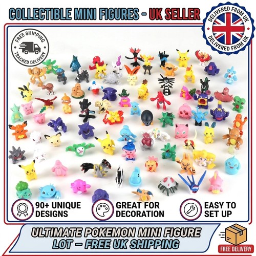 144pc pokémon action figures - 144pc,
