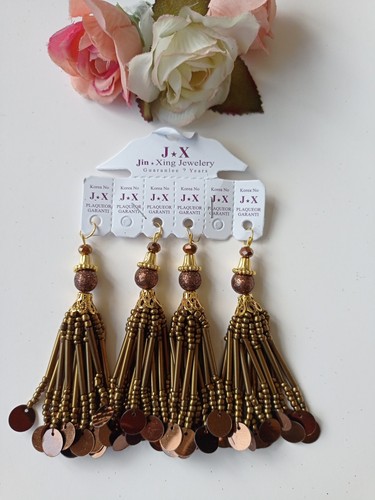 Bronze hanging tassel - 4,