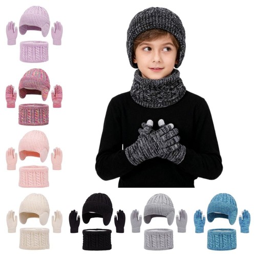 Winter hat scarf - scarf, set