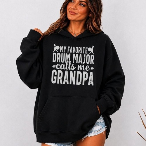 Drum major grandpa hoodie - drum,