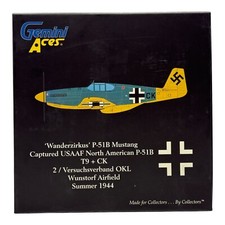 Gemini Aces 1:72 P-51B Mustang 'Wanderzikus' Captured Mustang, Model GALFT2007