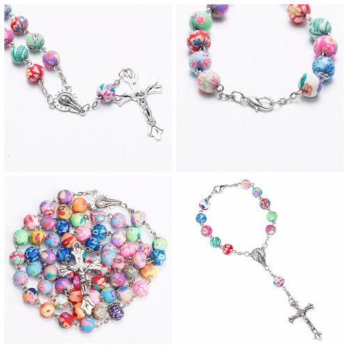 Rosary necklace bracelet - necklace,