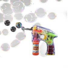 Light Up Flashing Bubble Gun