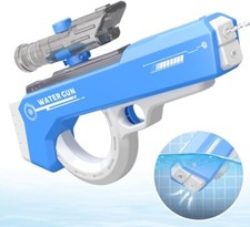 Electric Water Gun Auto suction Long Squirt Range Outdoor Beach Pool Kids toys