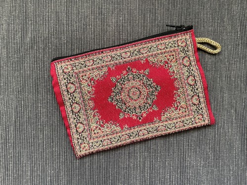 Red kilim coin - coin, bohemian