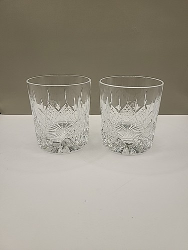 Vintage pair stuart crystal - pair,