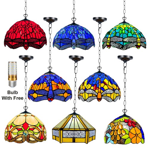 Tiffany style stained - style, 10''