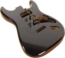 DIY Black Electric Guitar Body