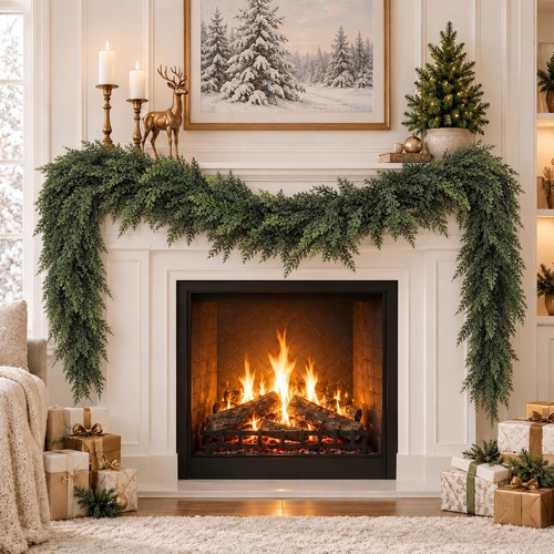 Maxearn cedar garland - maxearn, 9ft