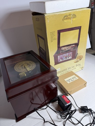 Gold label vintage music - gold, box