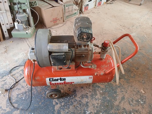 Clarke air compressor single - clarke,