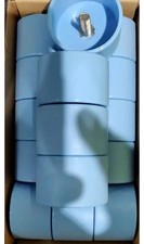 IKEA STUVA GRUNDLIG Wardrobe Legs BLUE SCREW-ON ENDCAPS ONLY (SOLD IN PAIR)