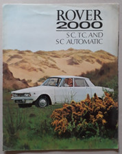 Rover 2000 P6 Brochure c.1967