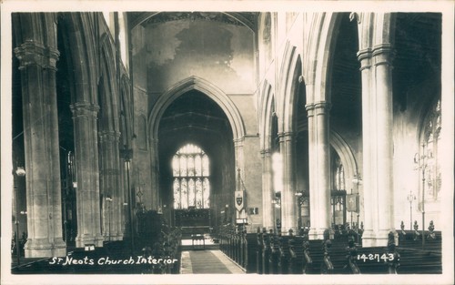 Real photo neots church - st, neots;