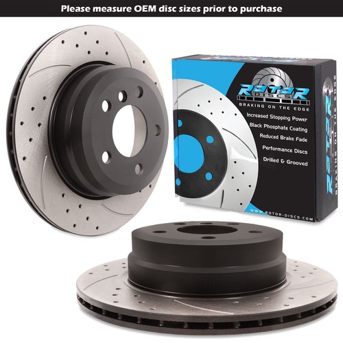 Rear drilled grooved 320mm - grooved,