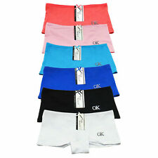 6 Pack Womens Boxer Shorts Cotton Pants Girls Ladies Knickers Underwear Panties