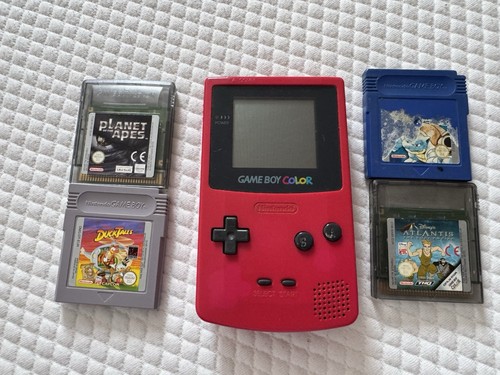 Nintendo game boy color - boy, red