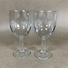 Pair of Glass Dessert Wine Glasses