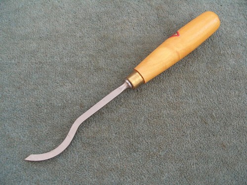 Wide swan neck mortice - 1/4",