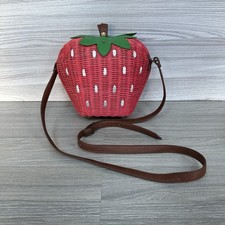 Topshop Woven Strawberry