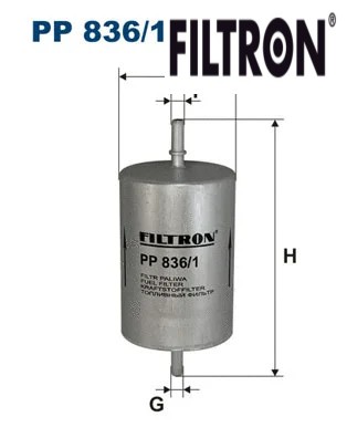 Fuel filter 836 - filter, i