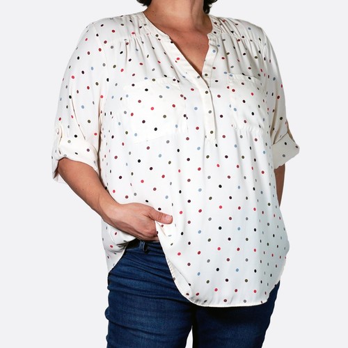 Torrid harper blouse polka - harper, dot