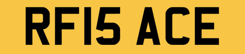 Number plate private - rf,
