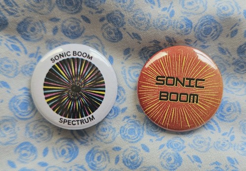 Sonic boom two 25mm - boom, button
