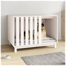 Dog House White Solid Pine