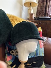 Charles Owen Green Beagler Velvet Hat 73/8(60)Vgc Condition