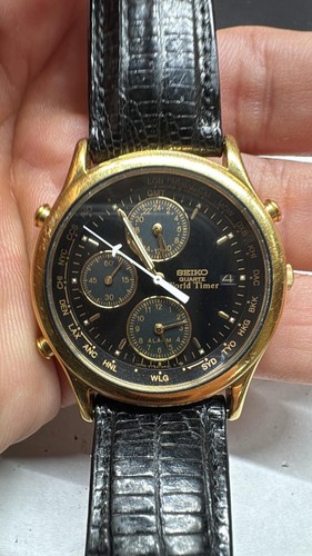 Seiko world timer 38mm - world,