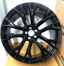 22" unbranded black alloy