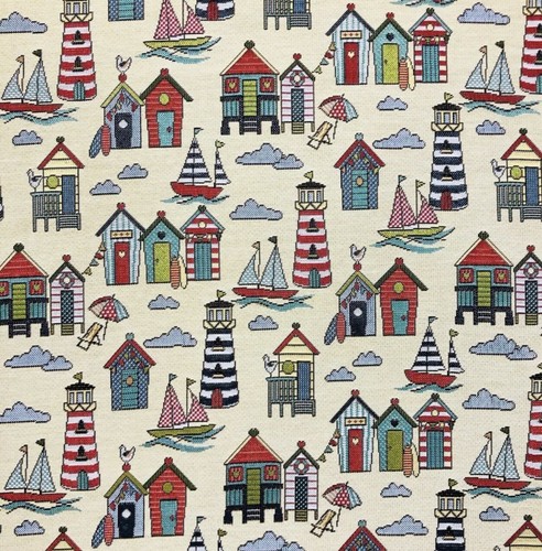 Tapestry fabric marine - marine, beach