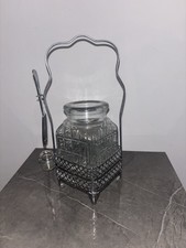 Vintage Cut Glass Pickle Jar