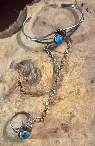 Vintage navajo sterling silver - navajo,