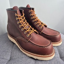 Red Wing 8138 Briar Oil Slick Moc Toe Boots UK 7 US 8 EU 41 New