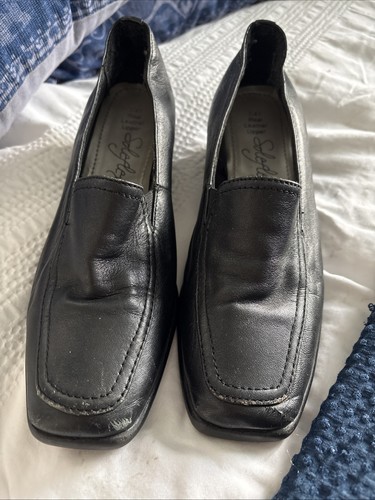 Soleflex black leather size - leather,
