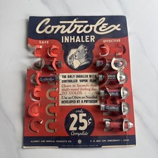 Vintage Controlex Inhalers In