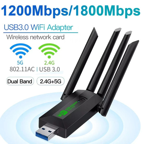 1800mbps dual band 5g - 2.4/5g, usb