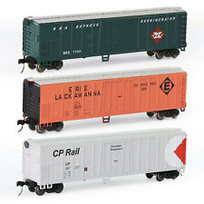 1 Unit Model Trains Wagons N Scale 1:160 50' Steel Reefer 50ft Boxcar C15015